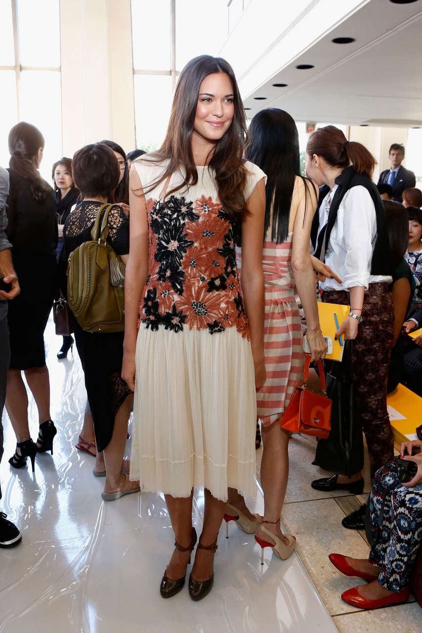 Odette Annable Tory Burch Fashion Show New York
