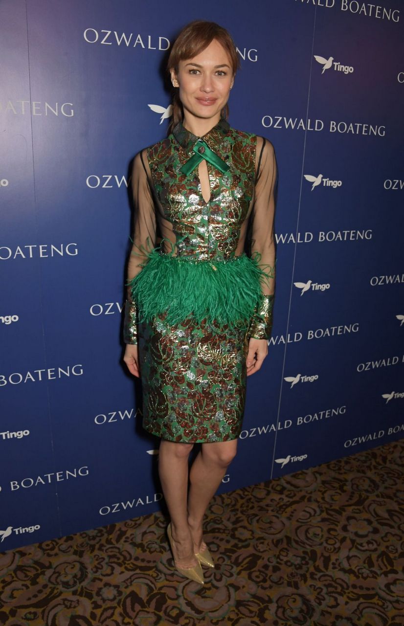 Olga Kurylenko Ozwald Boateng Show London Fashion Week