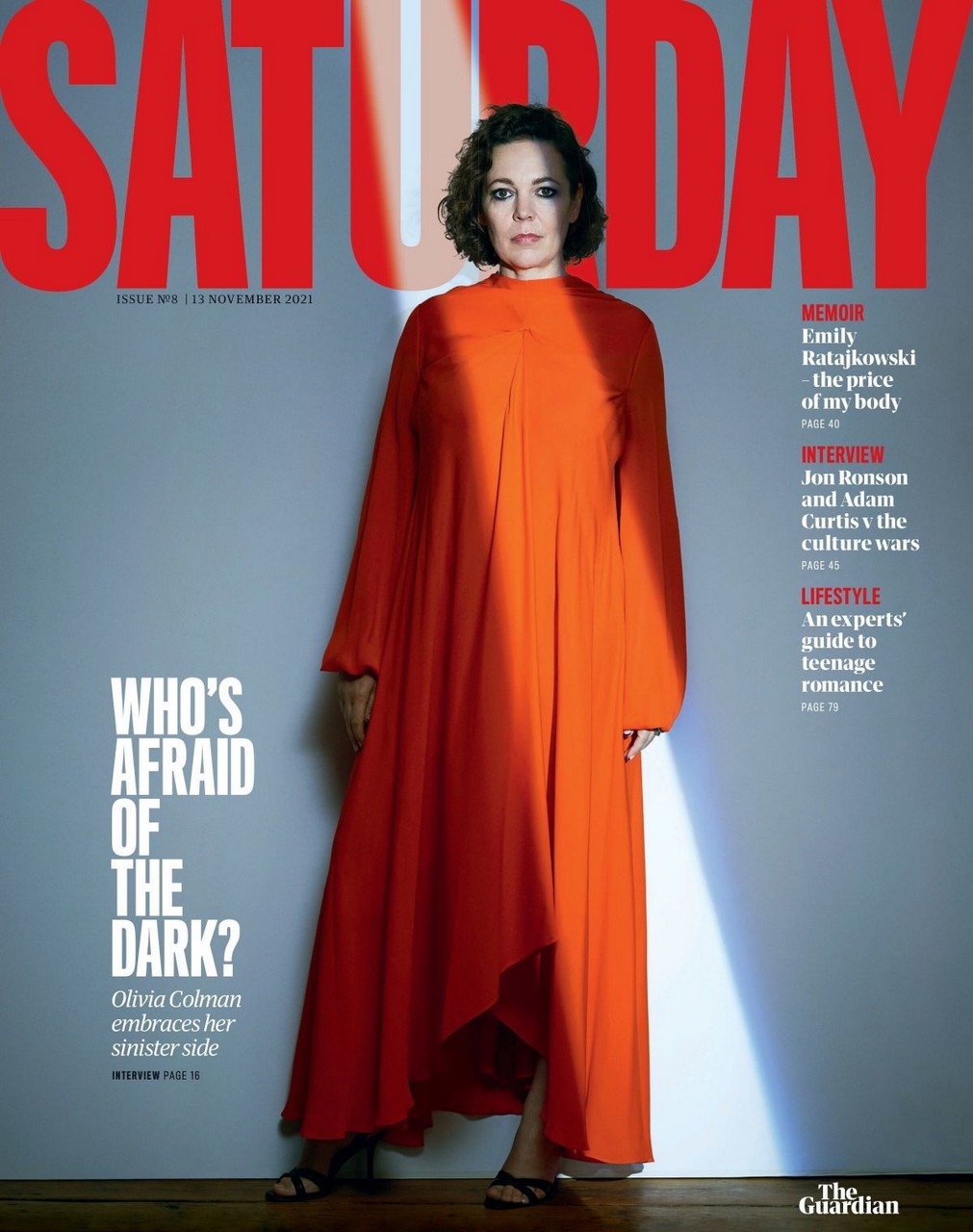Olivia Colman For Saturday Guardian Magazine November