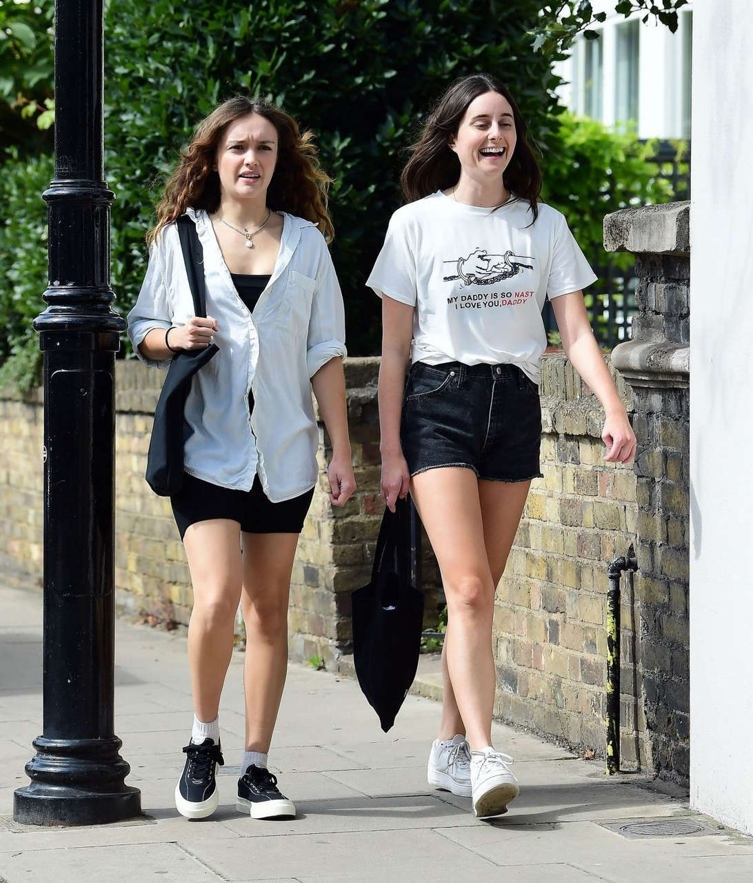 Olivia Cooke Out With Friend London