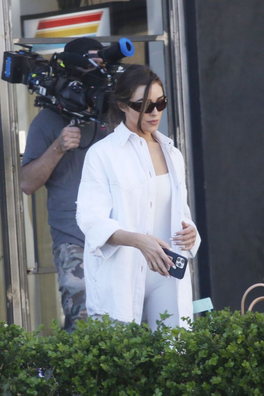 Olivia Culpo Out Filming Los Angeles