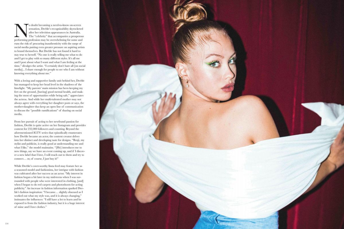 Olivia Deeble Bode Magazine August
