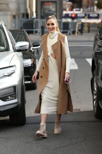 Olivia Palermo Arrives Patbo Fashion Show New York