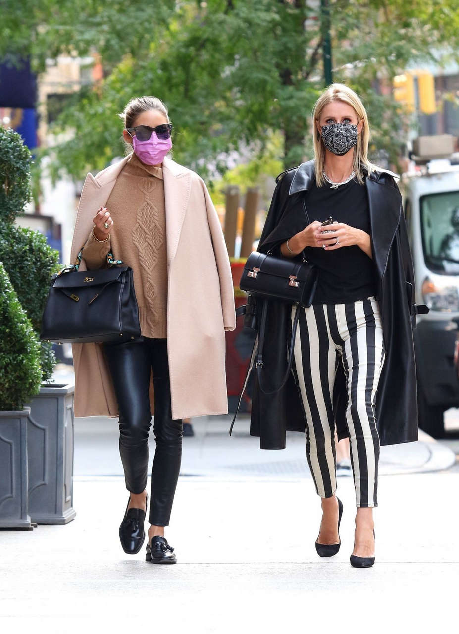 Olivia Palermo Nicky Hilton Out Llunch New York