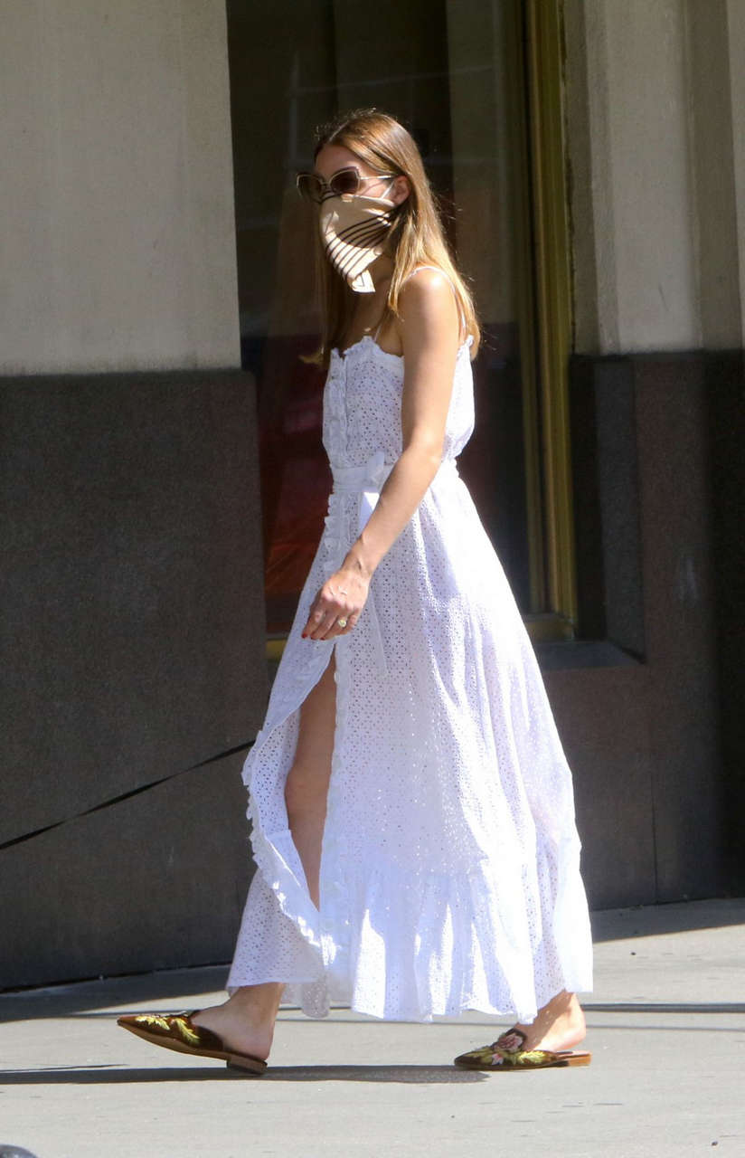 Olivia Palermo Out Walking Mr Butler New York