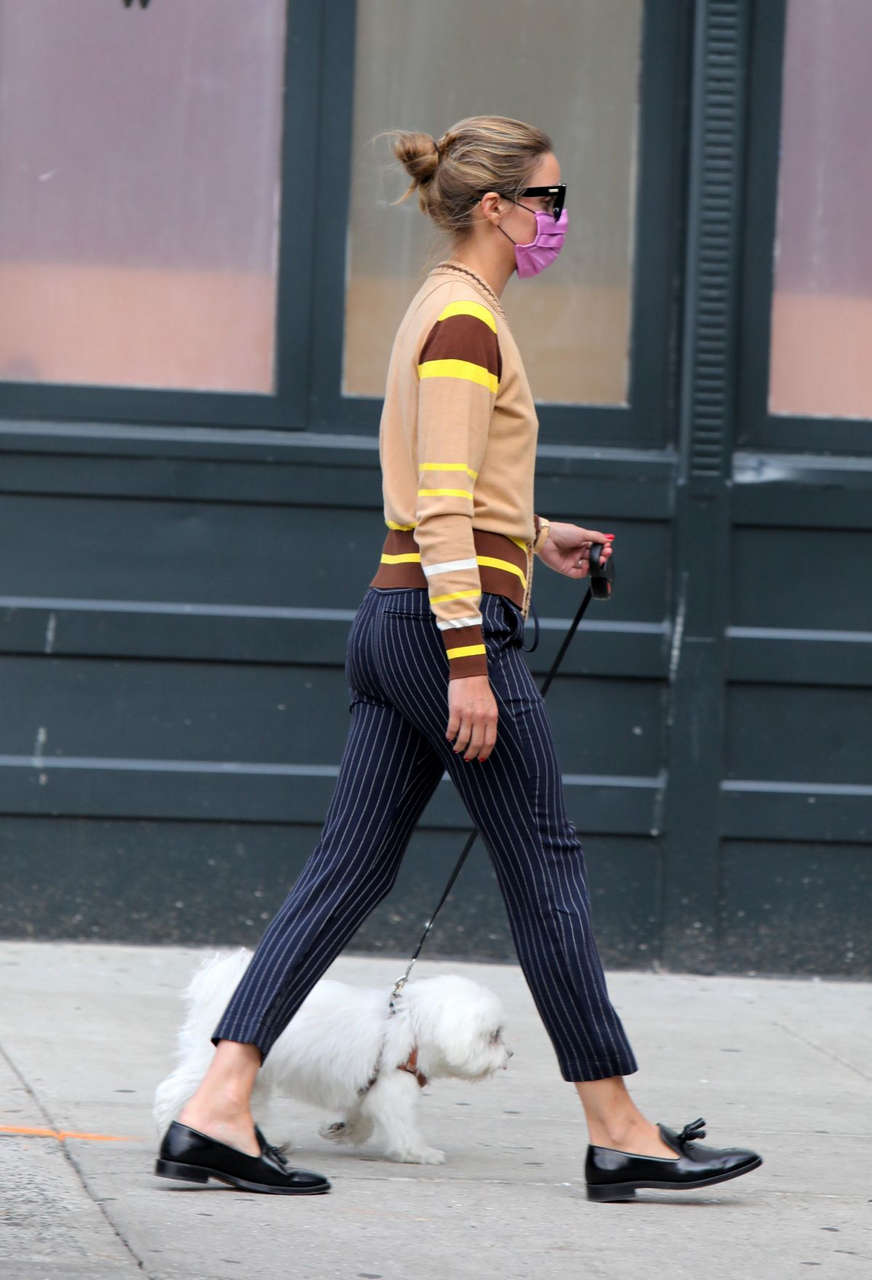 Olivia Palermo Out With Her Dog New York