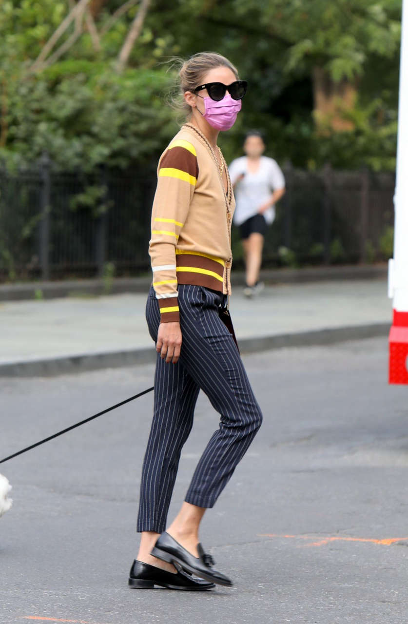Olivia Palermo Out With Her Dog New York