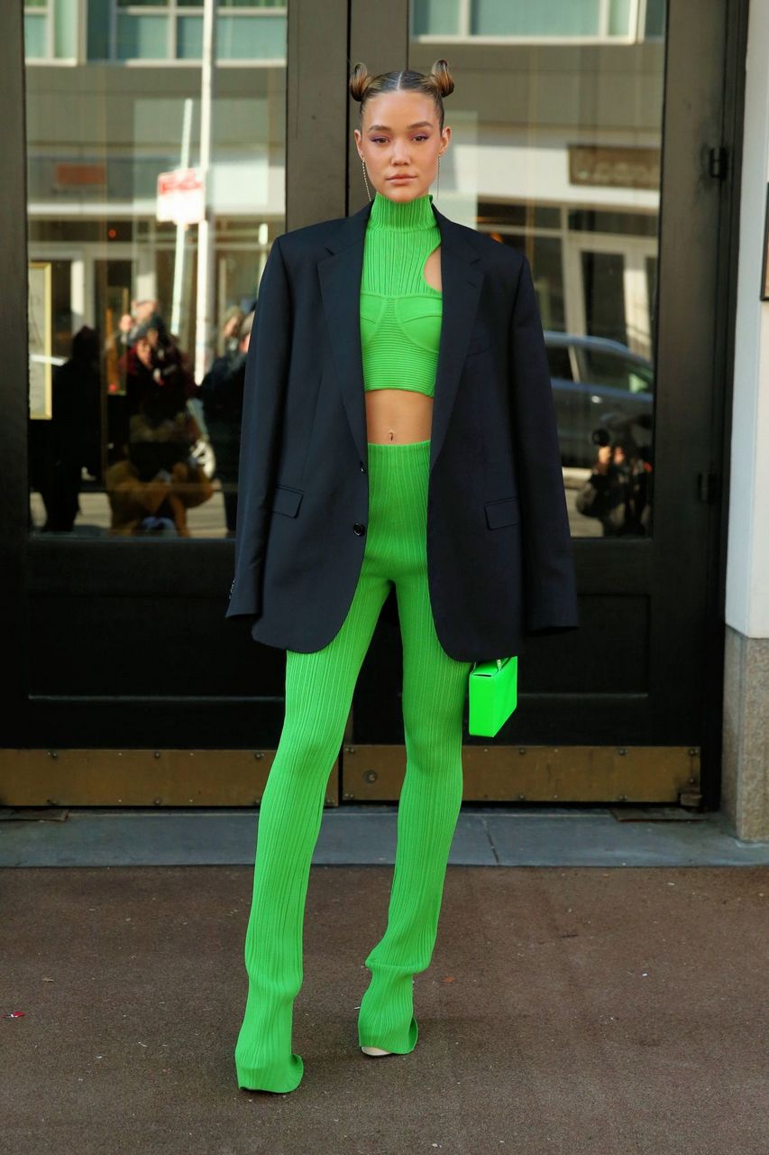 Olivia Ponton Herve Leger Show New York Fashion Week
