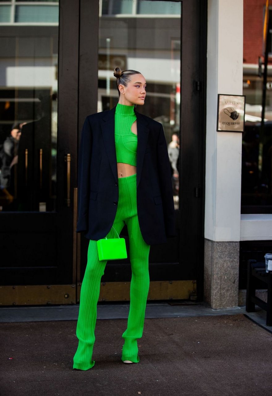 Olivia Ponton Herve Leger Show New York Fashion Week