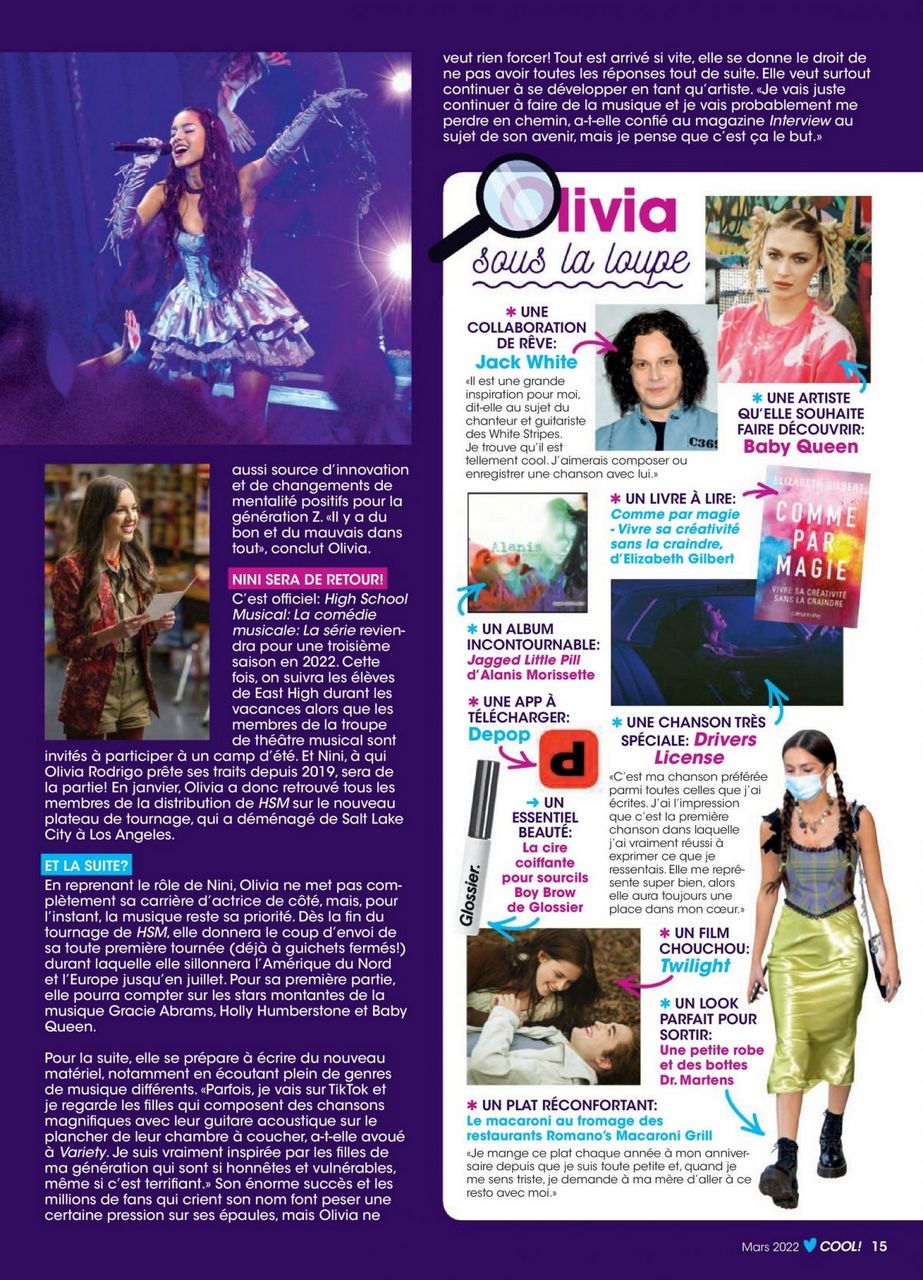 Olivia Rodrigo Cool Canada Magazine March