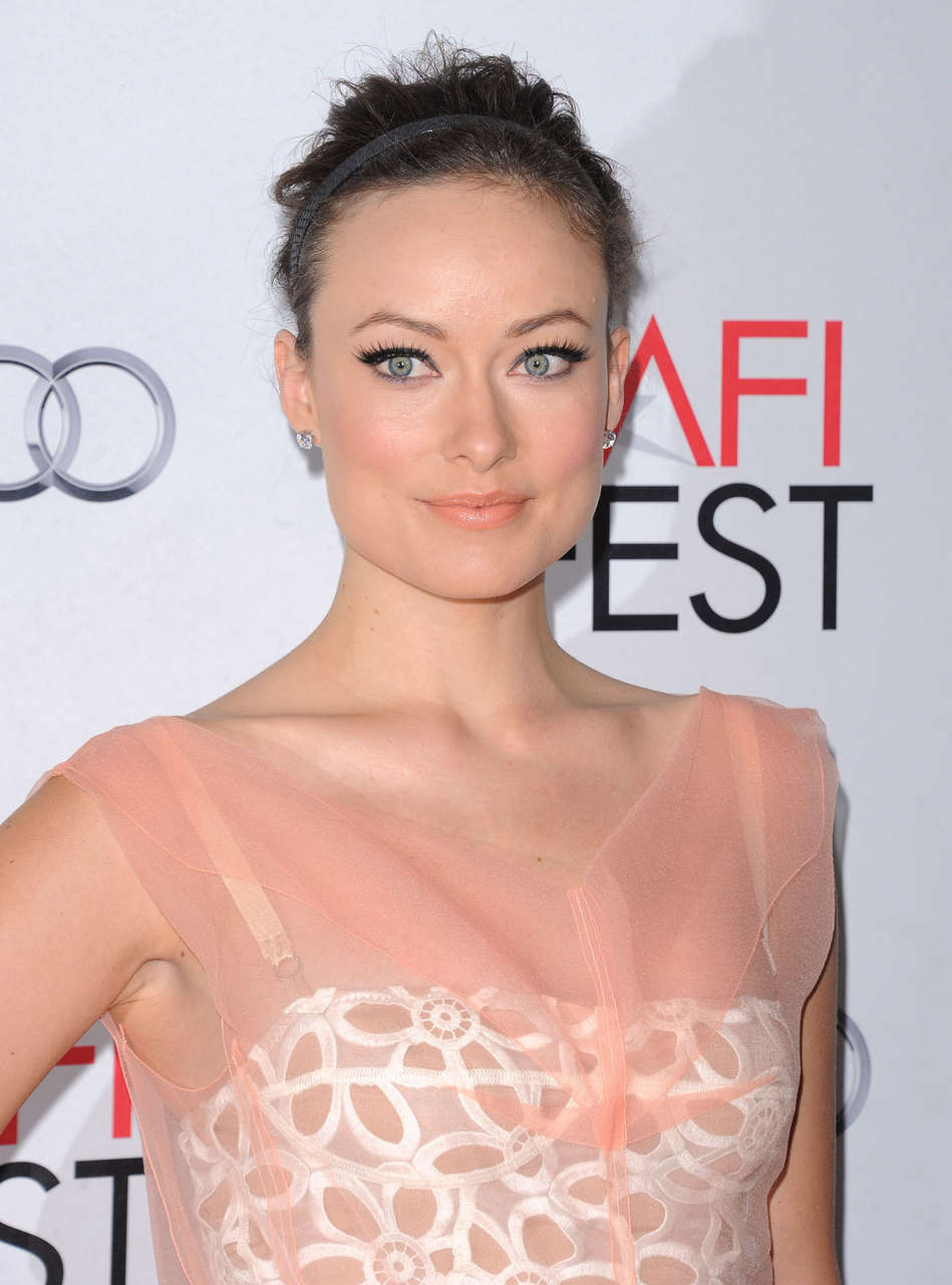 Olivia Wilde Afi Fest Special Screening Butter Graumans Chinese Theatre Hollywood