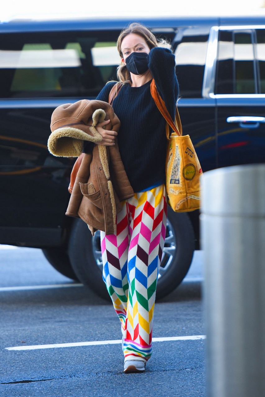 Olivia Wilde Arrives Jfk Airport New York