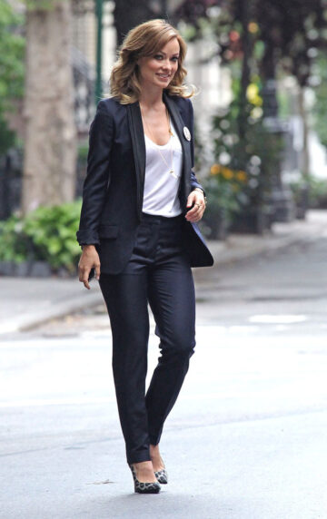 Olivia Wilde Arriving Colbert Report New York