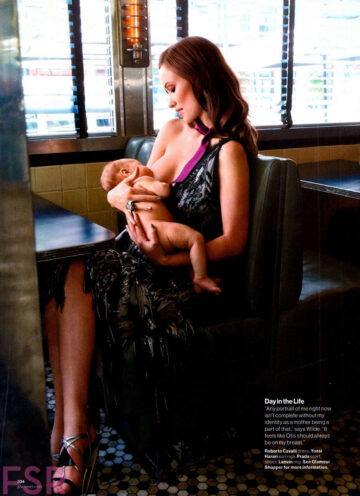 Olivia Wilde Breast Feed Glamour Magazine September 2014 Issue