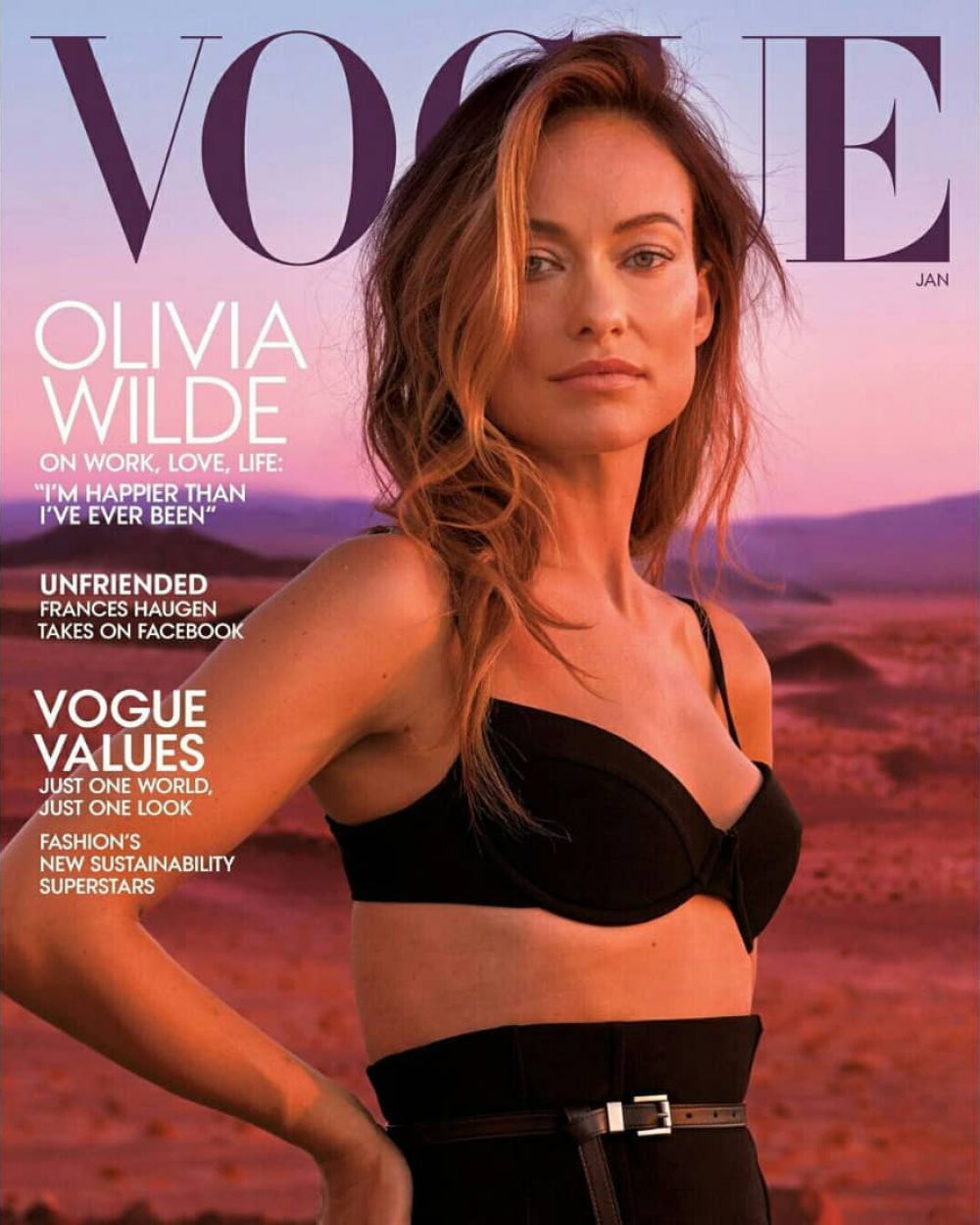 Olivia Wilde For Vogue Magazine January