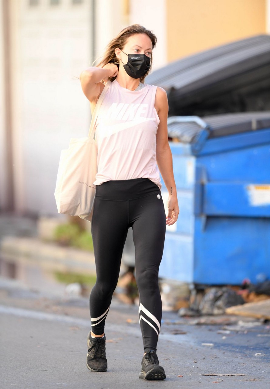 Olivia Wilde Heading Gym Los Angeles