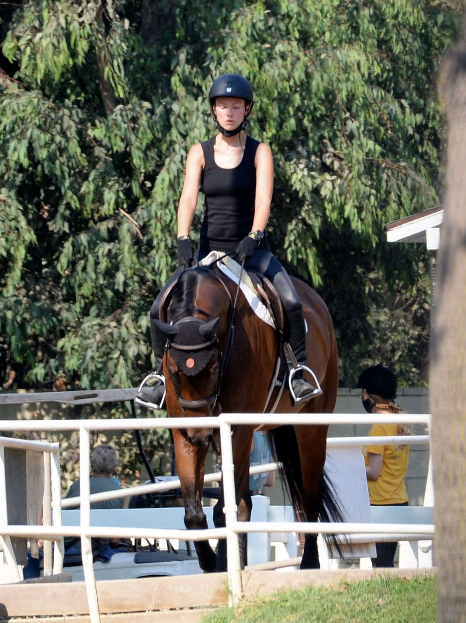 Olivia Wilde Horseback Riding Thousand Oaks