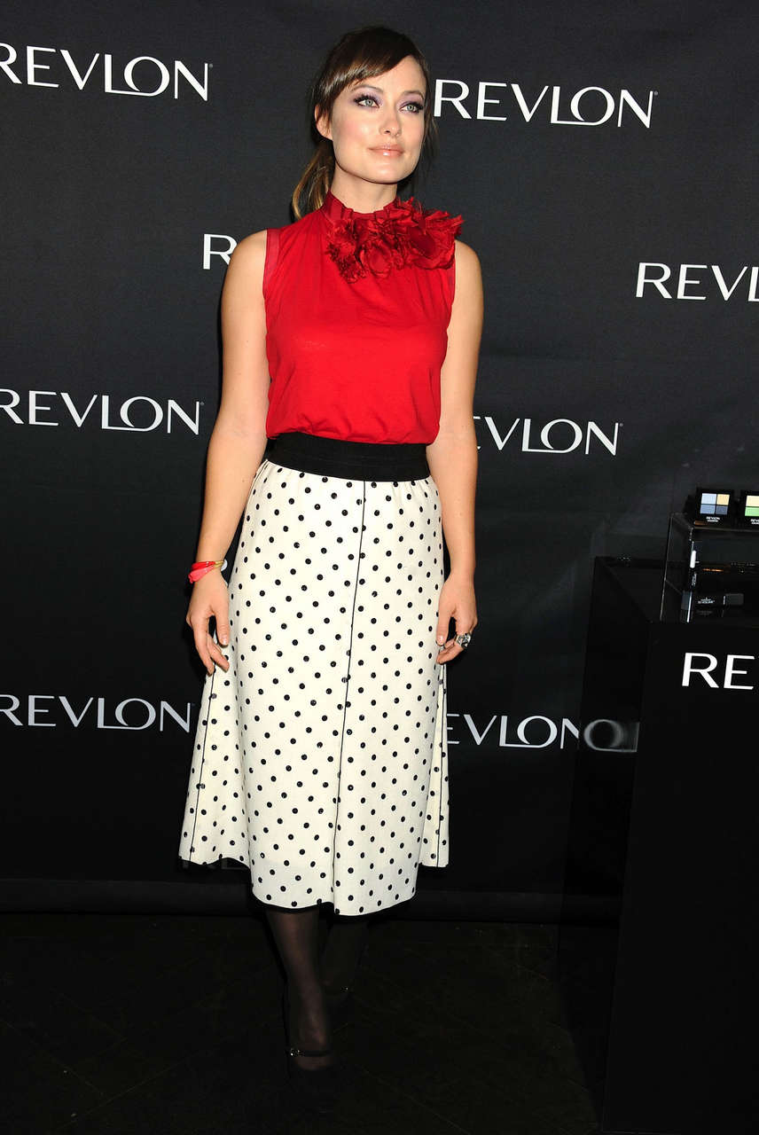 Olivia Wilde Launch New Revlon Eye Products New York