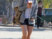 Olivia Wilde Leggy Candids Coffee Bean Los Feliz