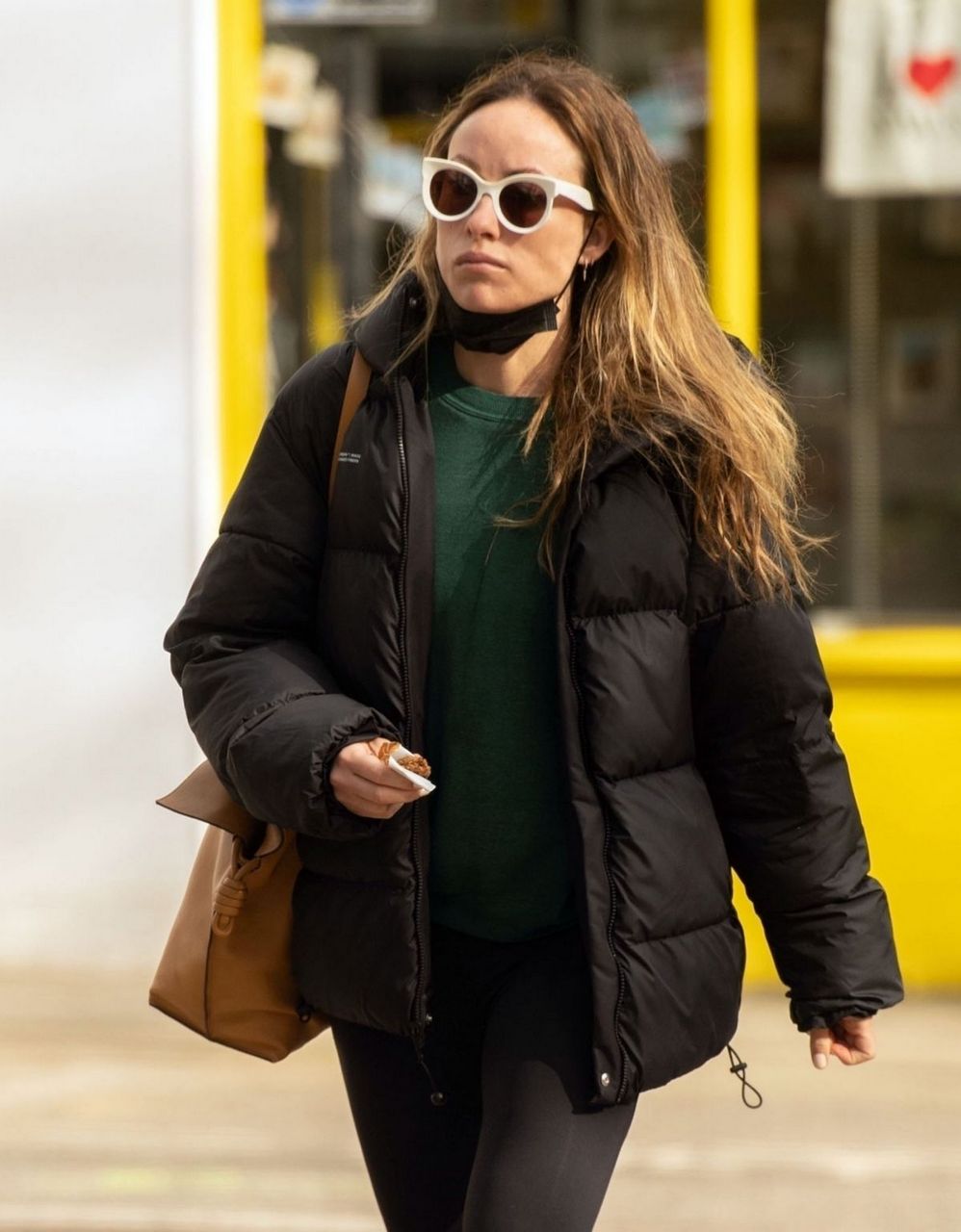 Olivia Wilde Out For Coffee Before Getting Mani Pedi Nail Salon London