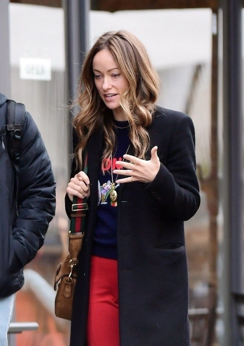 Olivia Wilde Out For Lunch With Friend London