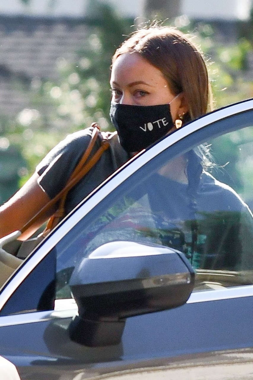 Olivia Wilde Ripped Denim Out Los Angeles