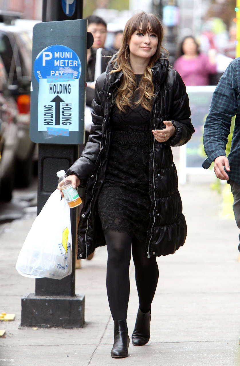Olivia Wilde Walking Onthe Longest Week Set East Village