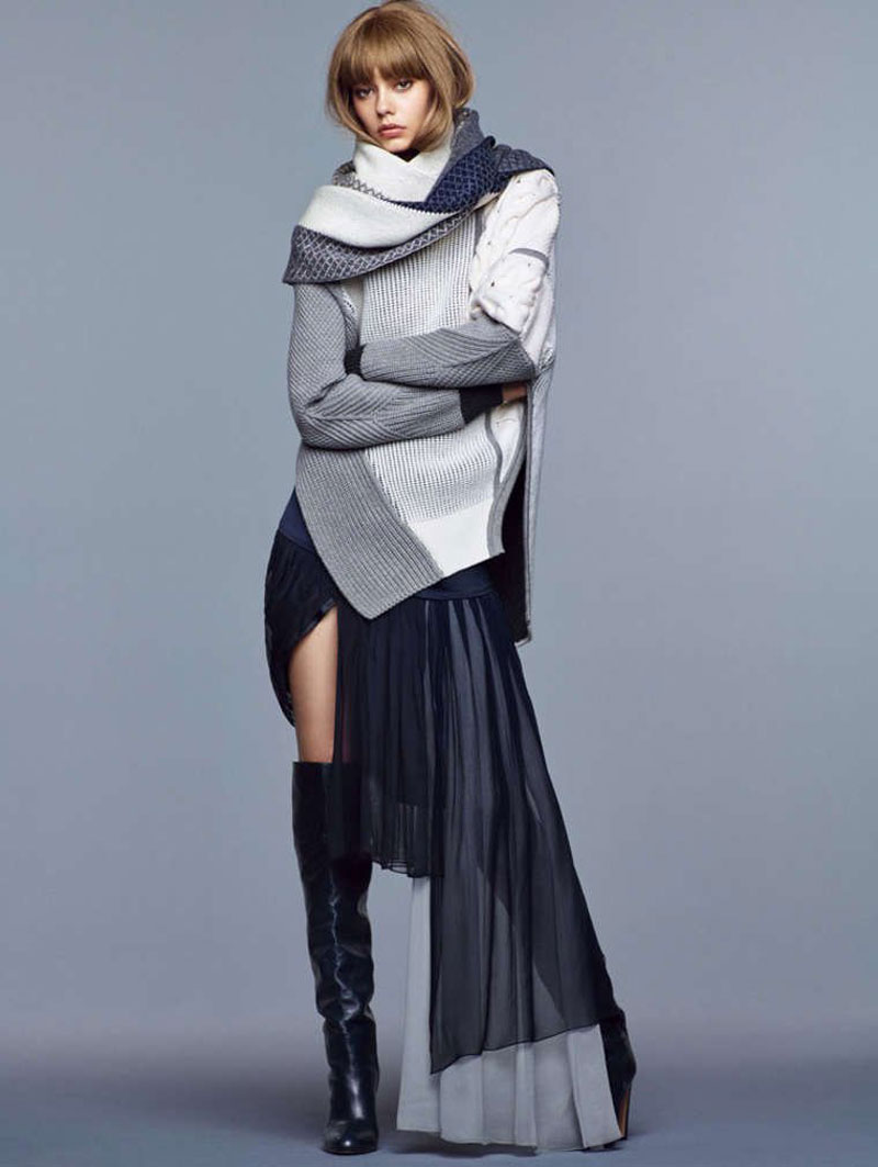 Ondria Hardin Vogue Magazine China November 2014 Issue