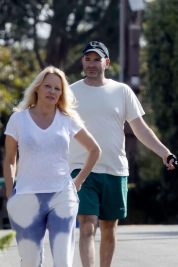 Pamela Anderson And Dan Hayhurst Out Malibu