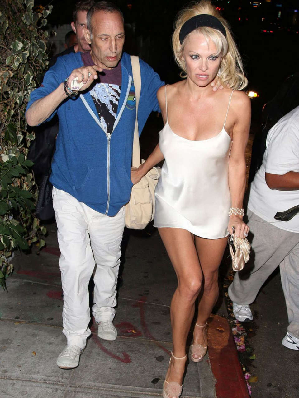 Pamela Anderson Arrives Chateau Marmont West Hollywood