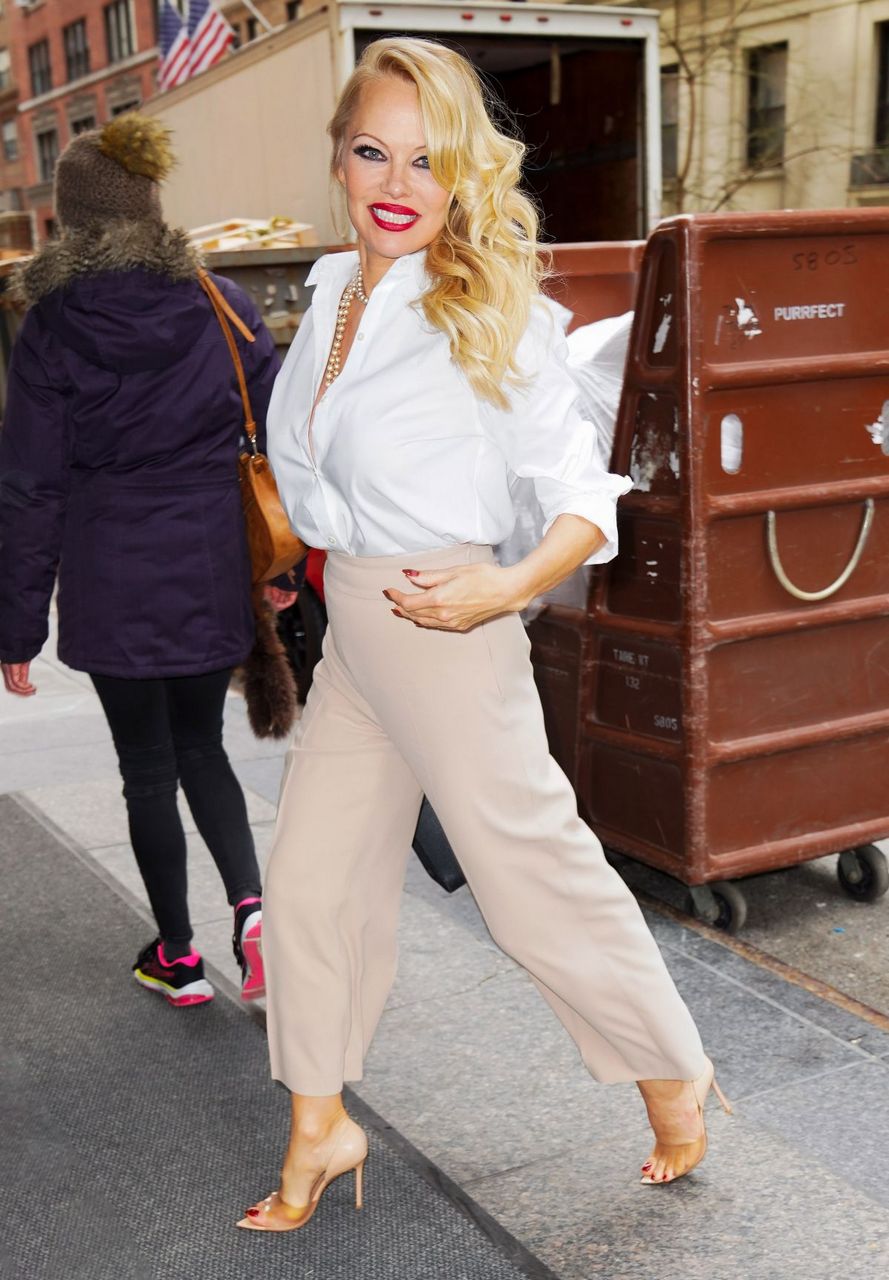 Pamela Anderson Out And About New York