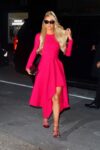 Paris Hilton Arrives Drew Barrymore Show New York