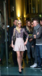 Paris Hilton Arrives Hotel