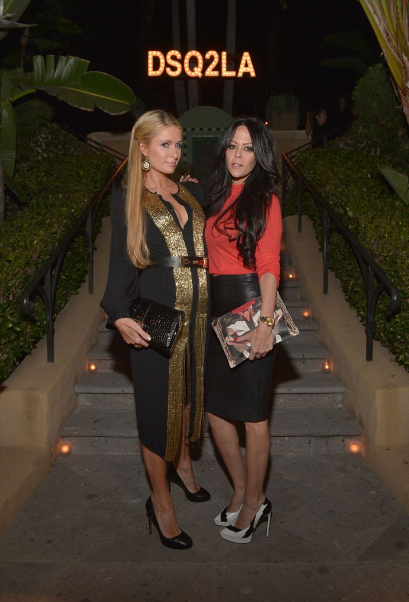 Paris Hilton Dsquared2 Celebrates First Boutique Usa Los Angeles