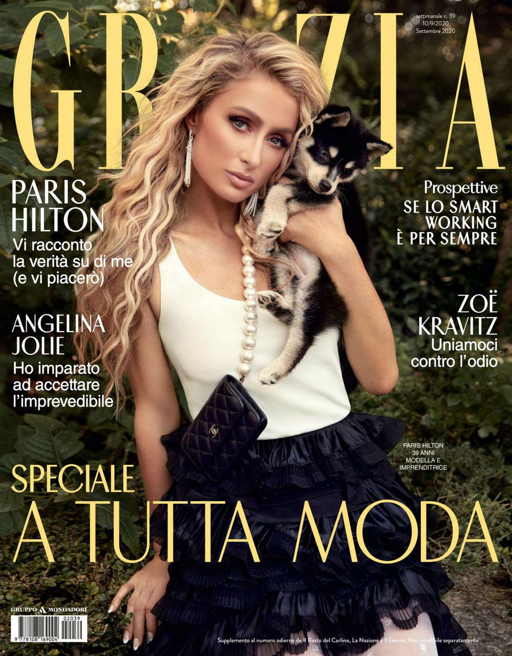 Paris Hilton Grazia Magazine Italy September