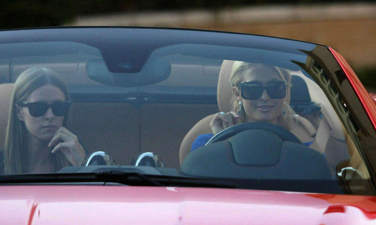 Paris Hilton In Her New 280000 Ferrari California Spyder