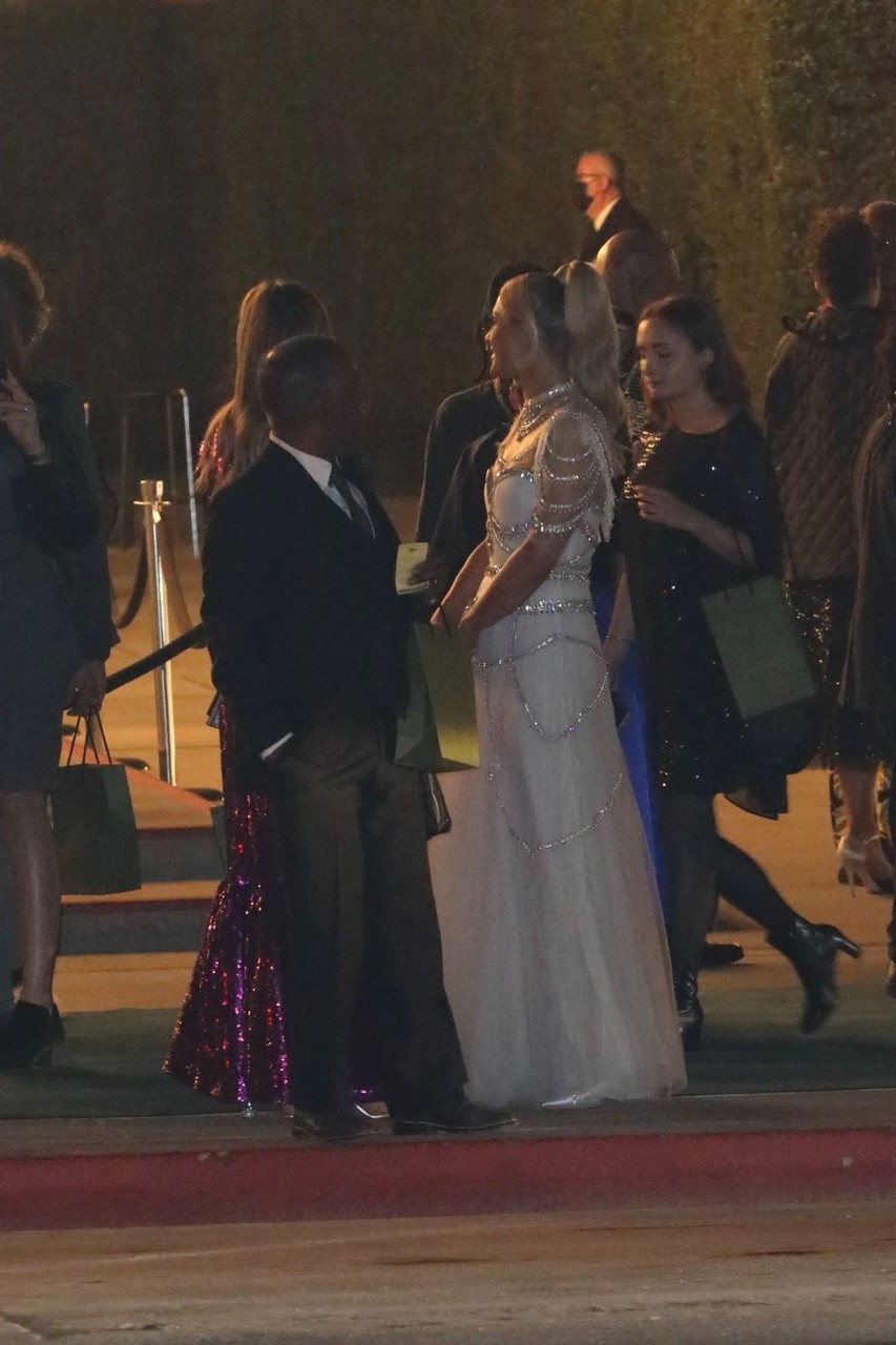 Paris Hilton Leaves Art Film Gala Los Angeles