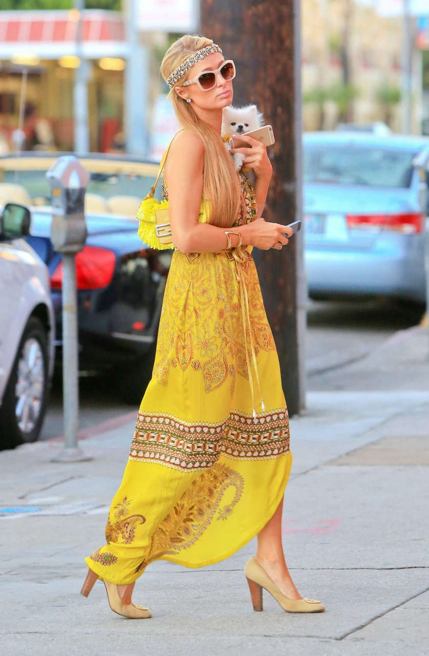 Paris Hilton Out Shopping West Hollywood