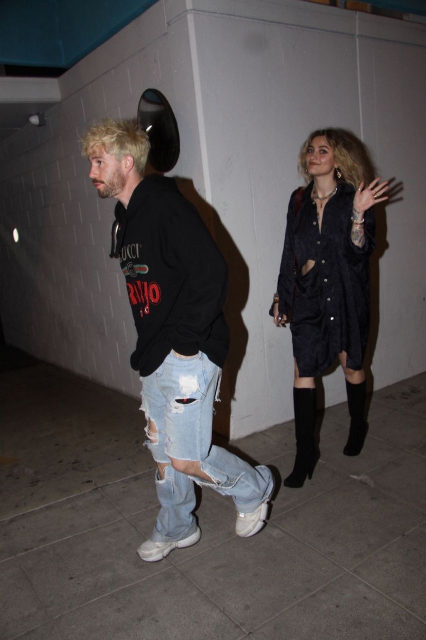 Paris Jackson Night Out With Mystery Guy West Hollywood