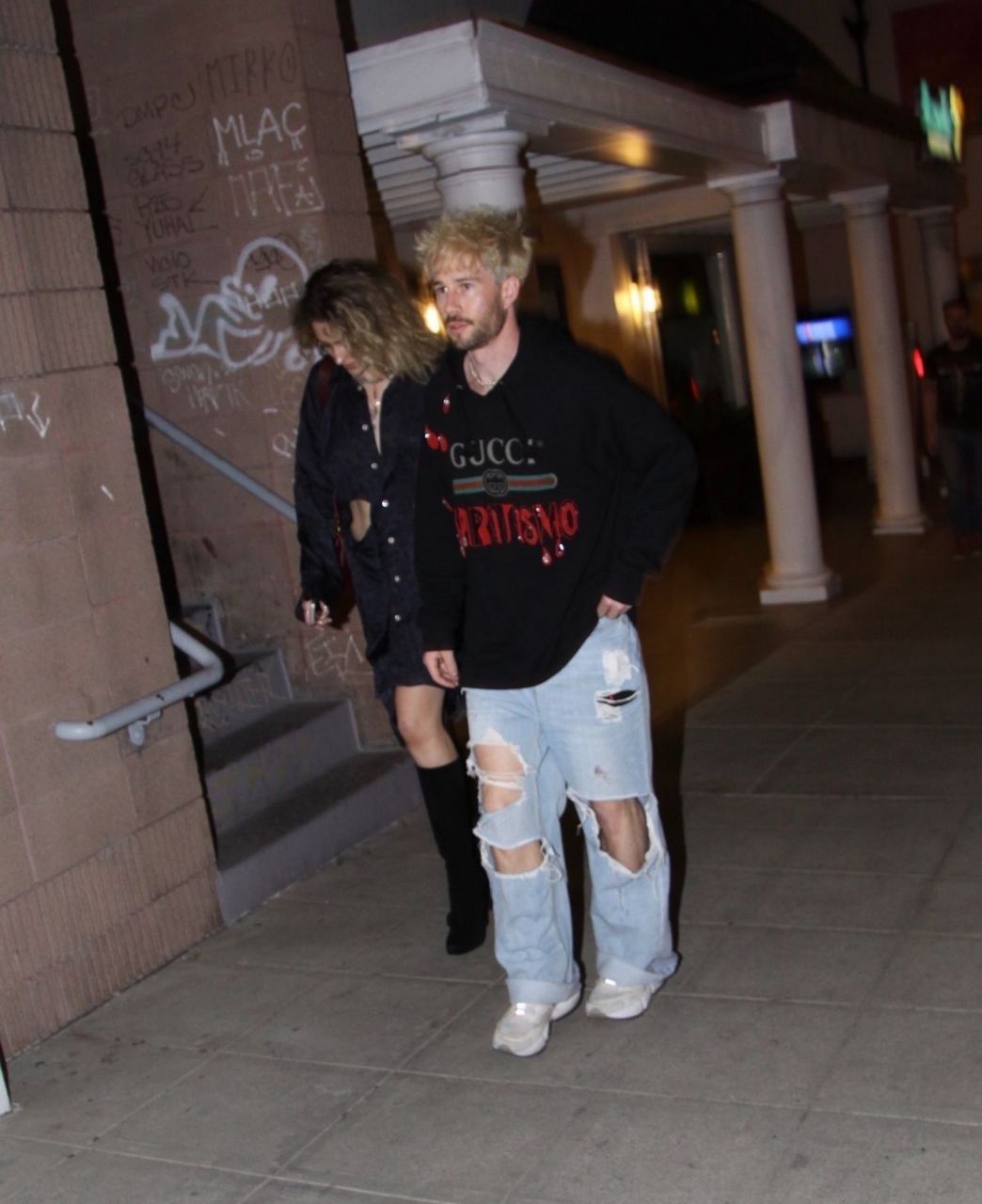 Paris Jackson Night Out With Mystery Guy West Hollywood