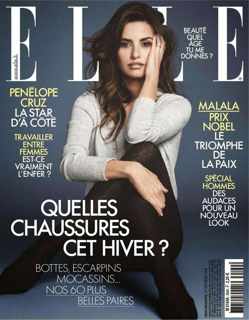 Penelope Cruz Elle Magazine October 2014 Issue