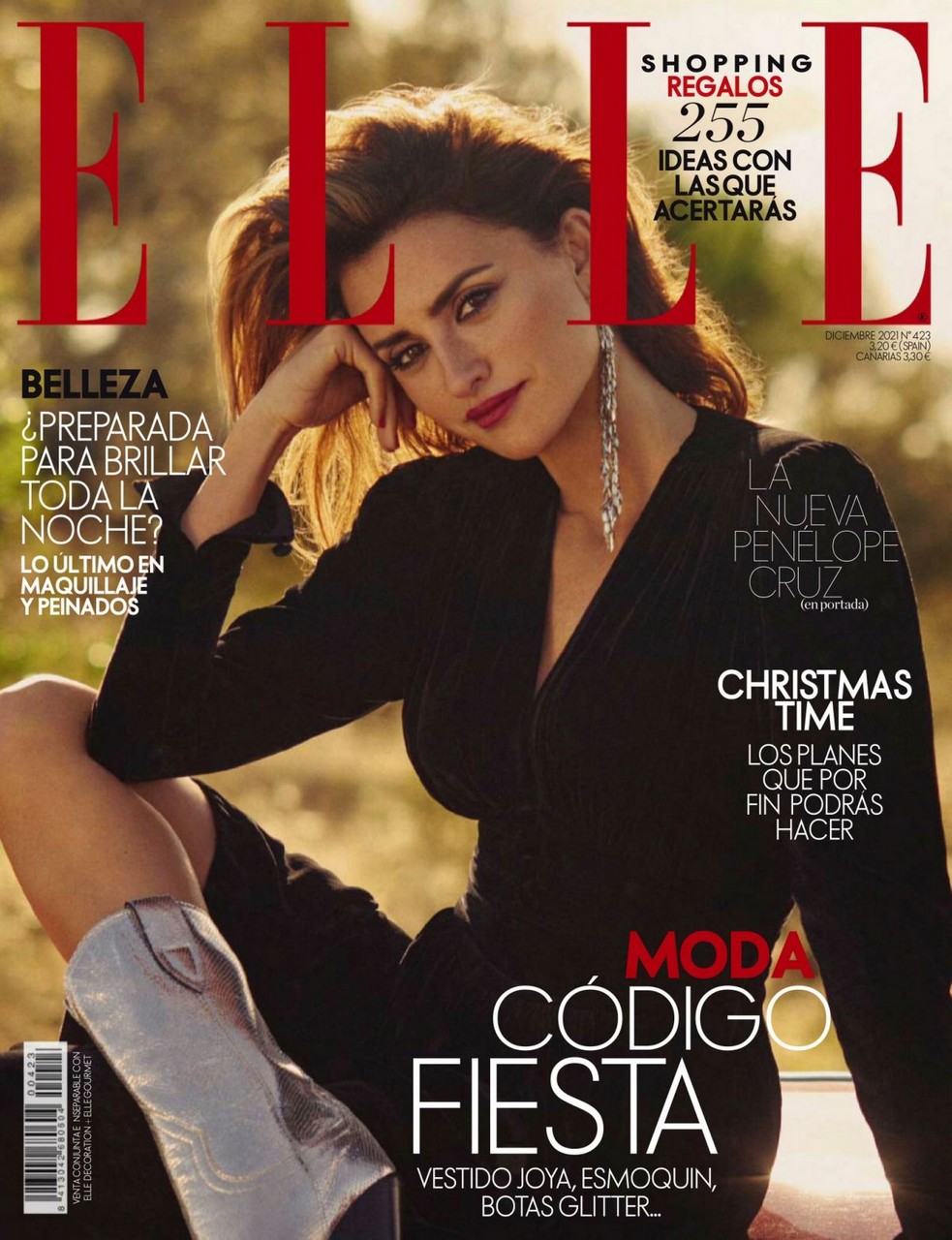 Penelope Cruz Elle Magazine Spain December
