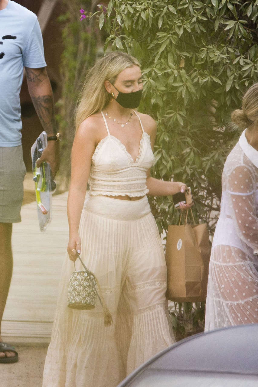 Perrie Edwards Out Vacation Spain