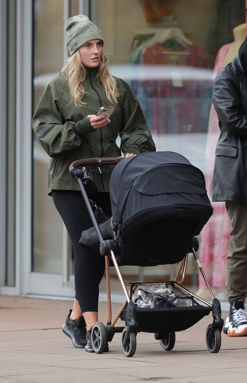 Perrie Edwards Out With Her Baby Wilmslow Cheshire
