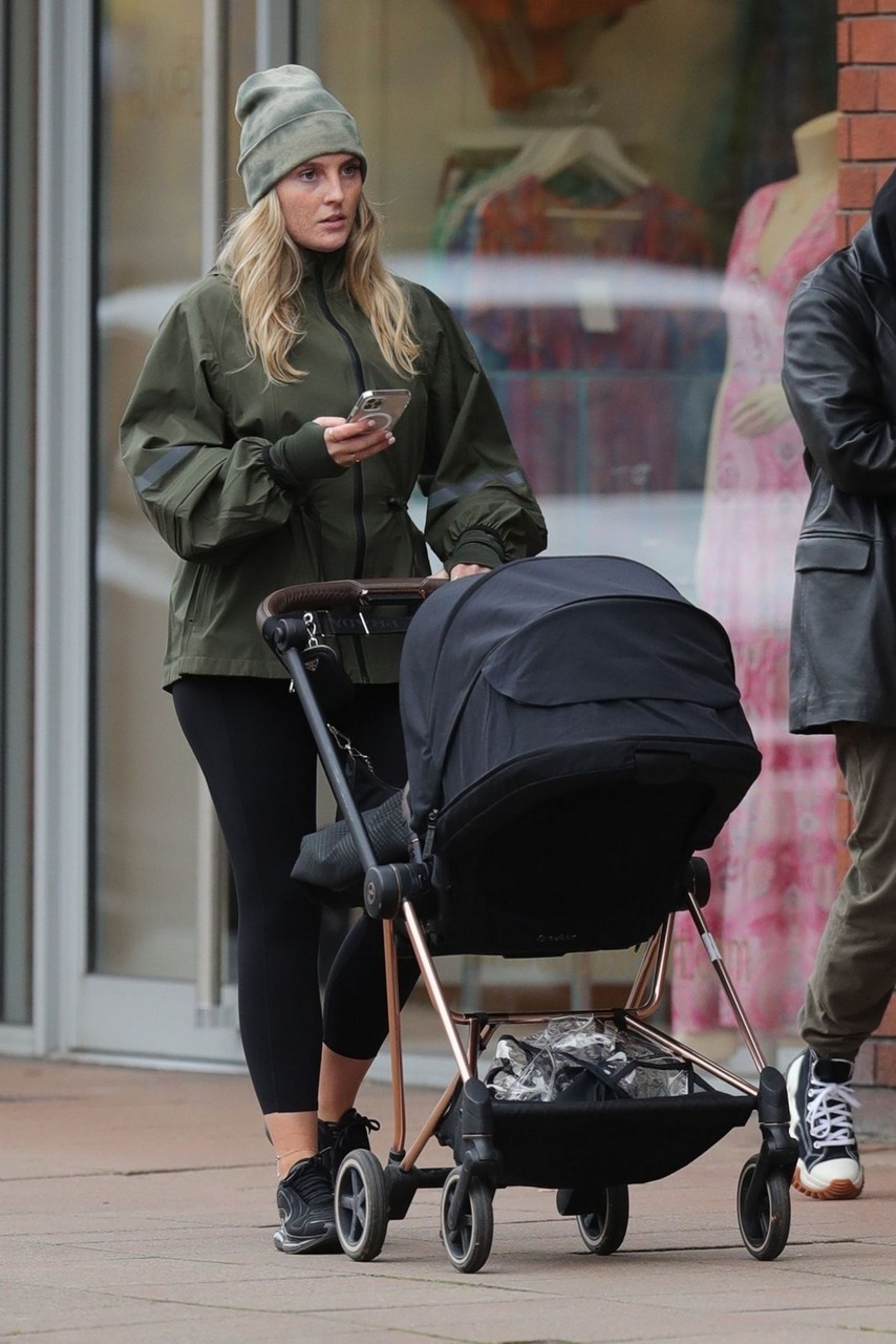 Perrie Edwards Out With Her Baby Wilmslow Cheshire