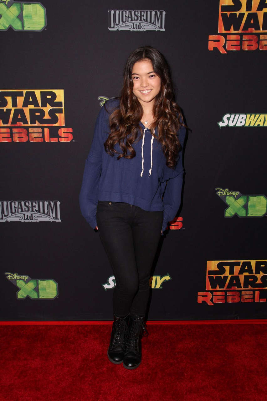 Piper Curda Star Wars Rebels Premiere Century City