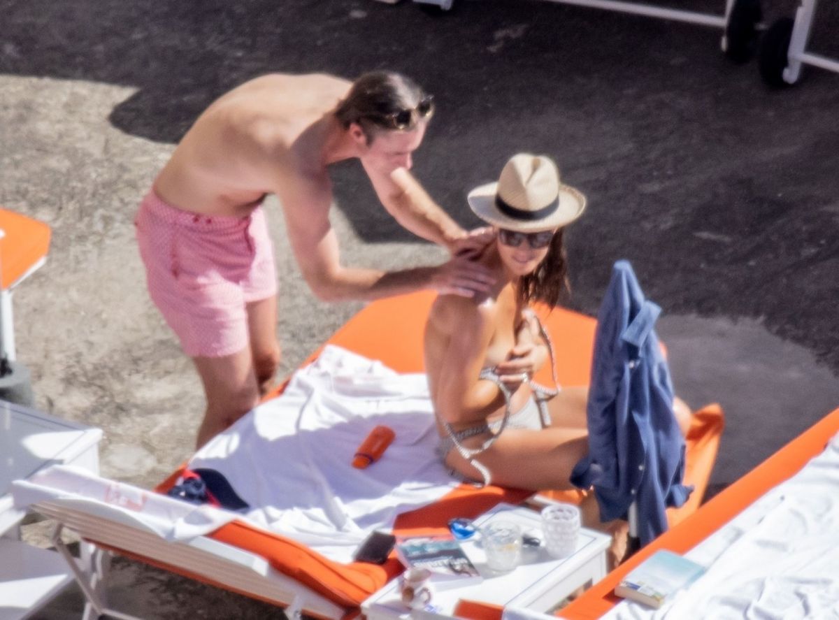 Pippa Middleton Bikini Beach Positano