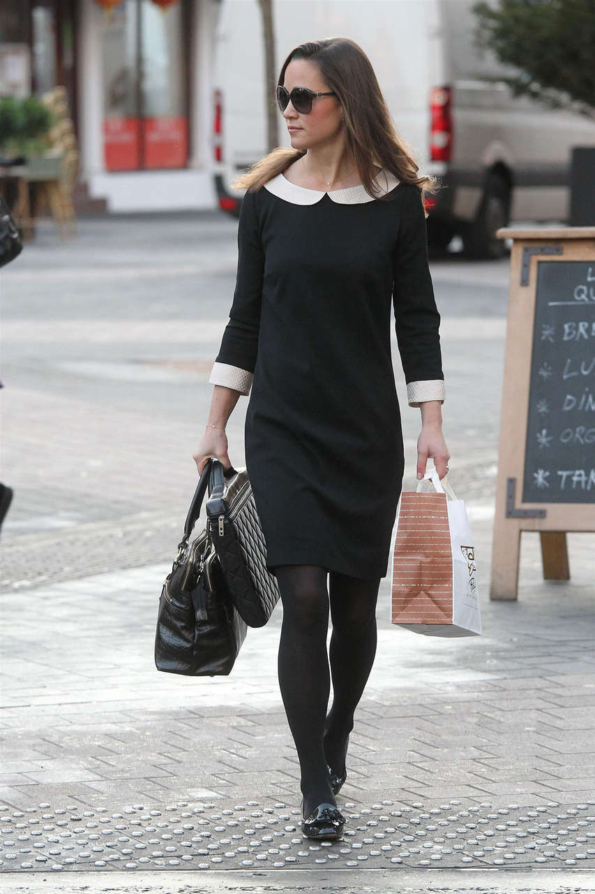 Pippa Middleton Dressed As Nun Arrives Work London