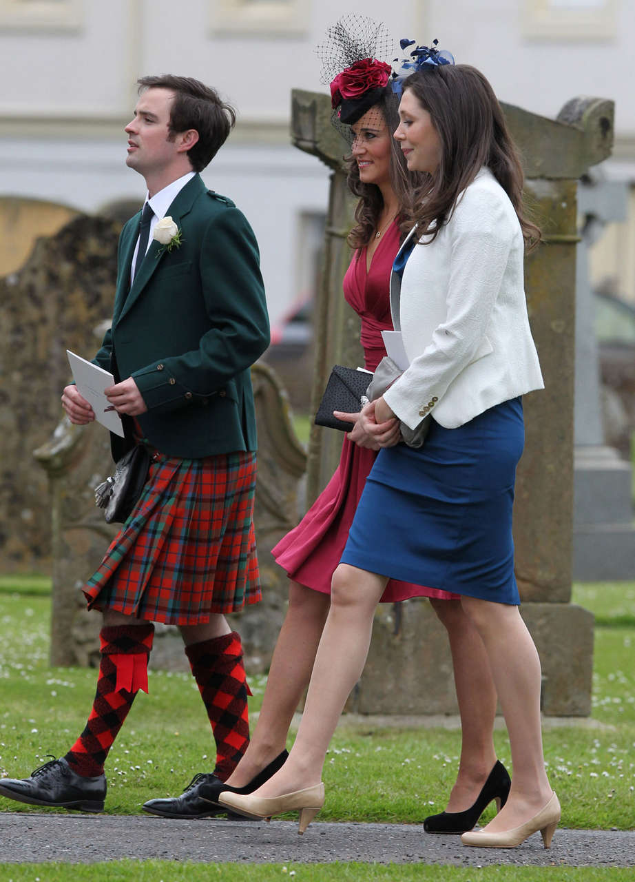 Pippa Middleton Friends Wedding Scotland