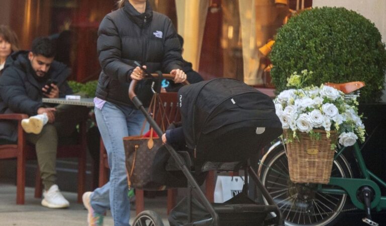 Pixie Geldof Out With Her Baby London (7 photos)